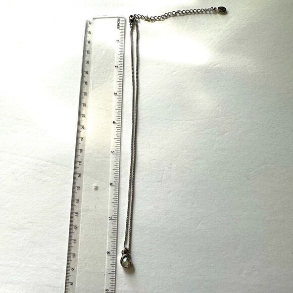 Annaleece by Devries silver tone Swarovski Crystal pendant necklace - Picture 6 of 10